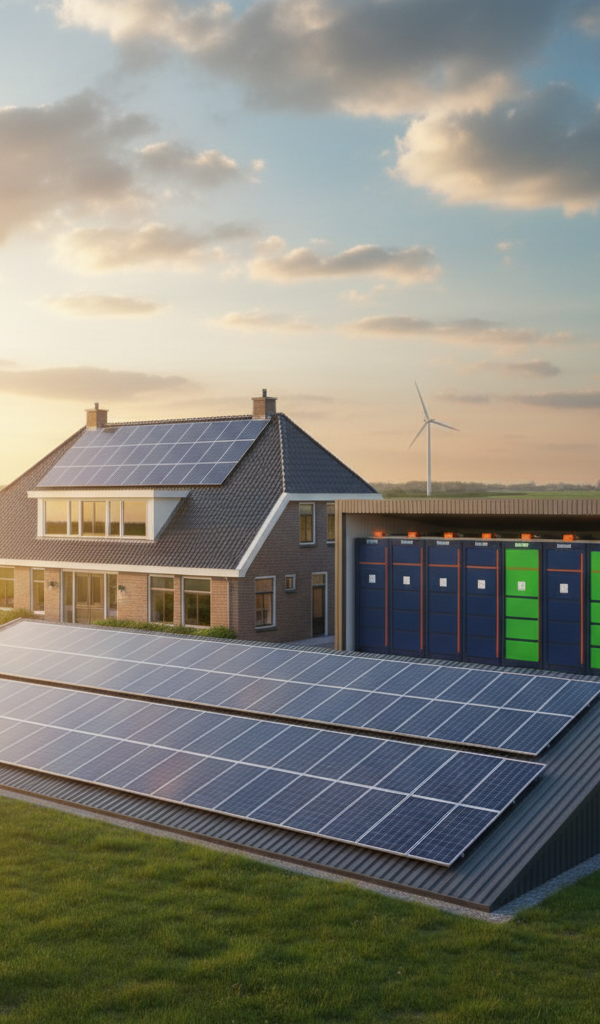 Noodstroom agrarisch bedrijf: batterij belang